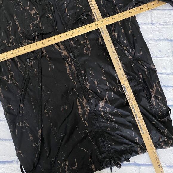 Diesel Oversized Windbreaker Jacket Black and Gold Runway Fashion Show - Picture 8 of 15